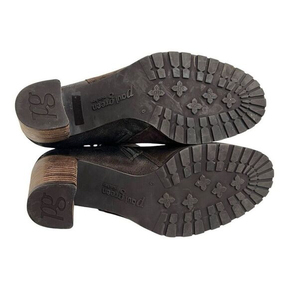 Paul Green Womens Size UK 6 US 8.5 Rockin Brown Suede Leather Zipper Ankle Boot - Picture 6 of 8